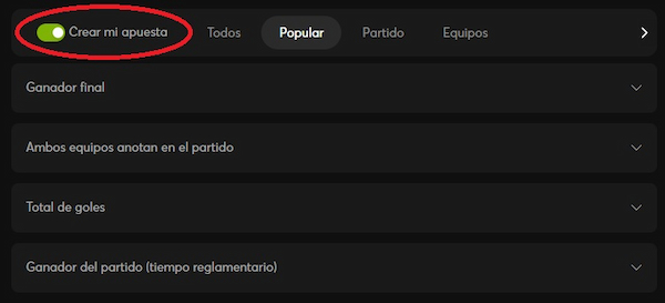 Creador de apuestas - Bet777 apuestas deportivas en España