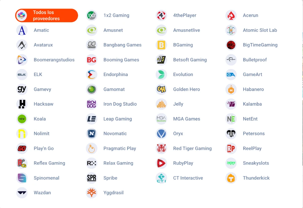 Tonybet Proveedores de software de casino