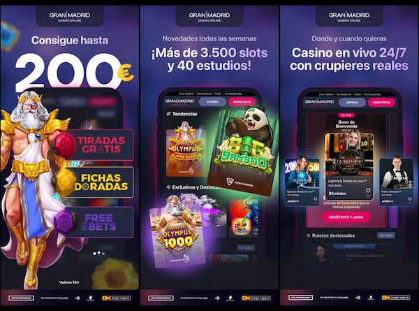 Aplicación Casino Gran Madrid