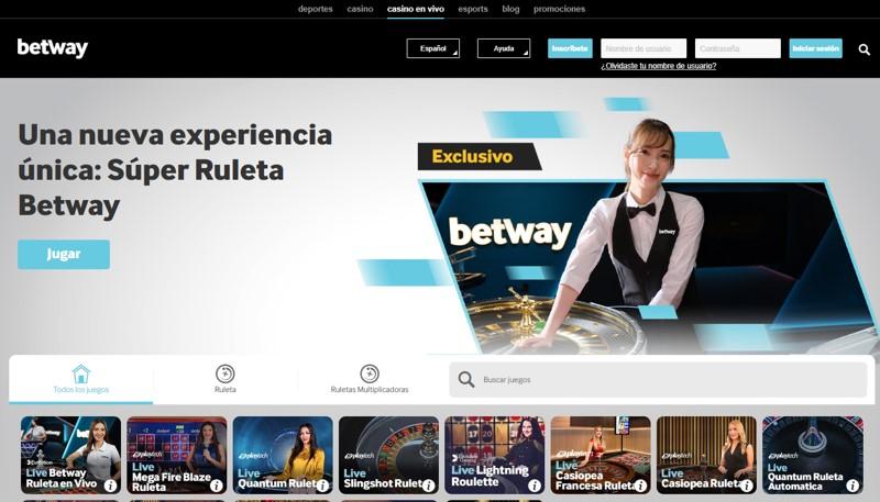 Betway Casino en Vivo
