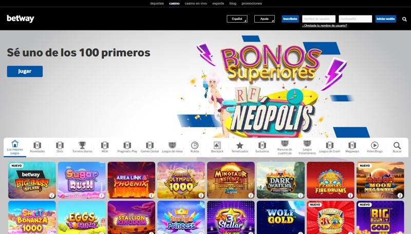 juegos de Betway Casino