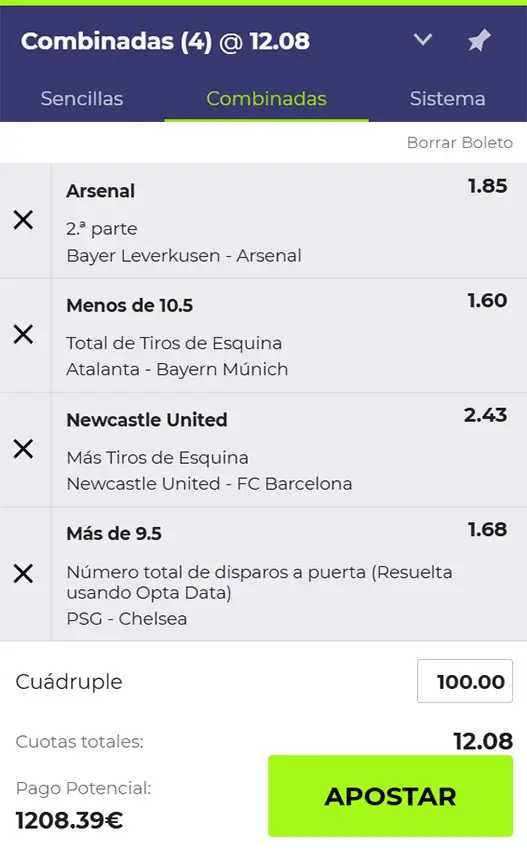 Combinada 1 - Octavos Champions League (IDA)