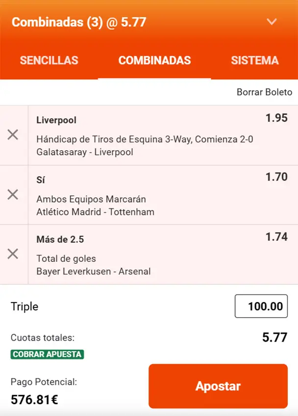 Combinada 3 - Octavos Champions League (IDA)