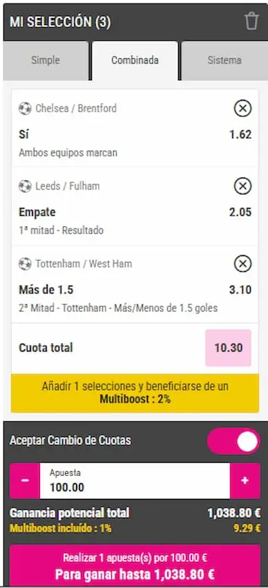 Premier League Jornada 22: Combinada 2
