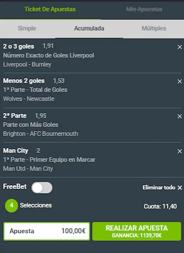 Premier League Jornada 22: Combinada 3