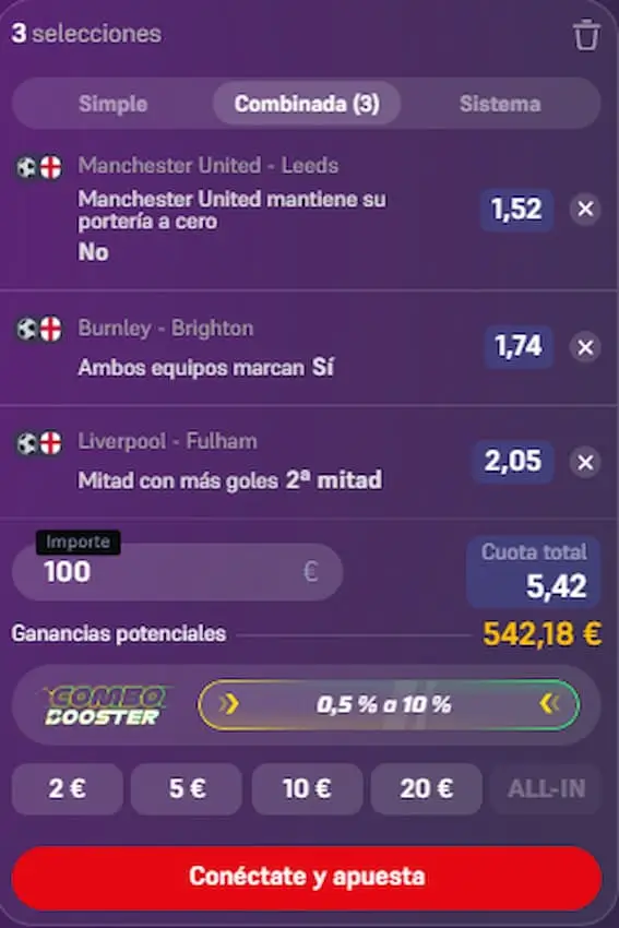 Premier League Jornada 32 Combinada 1