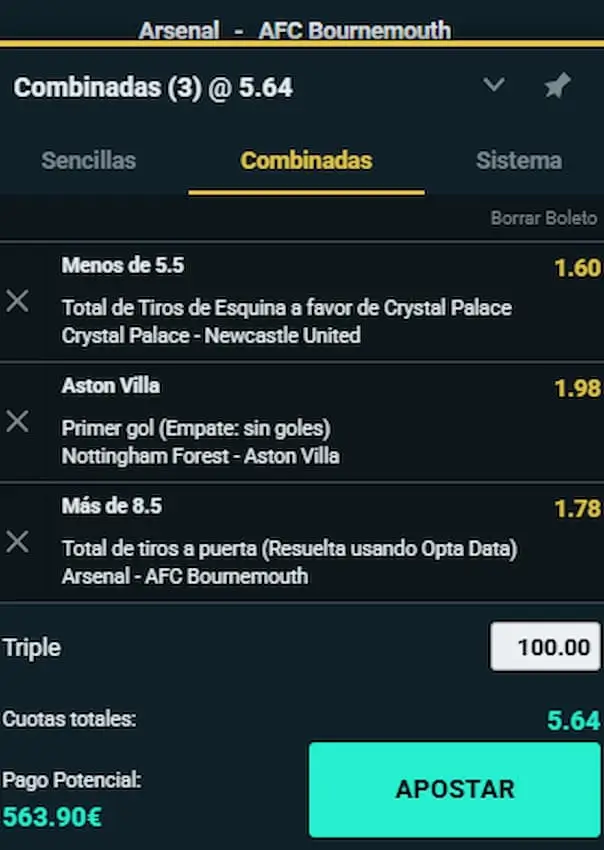 Premier League Jornada 32 Combinada 3