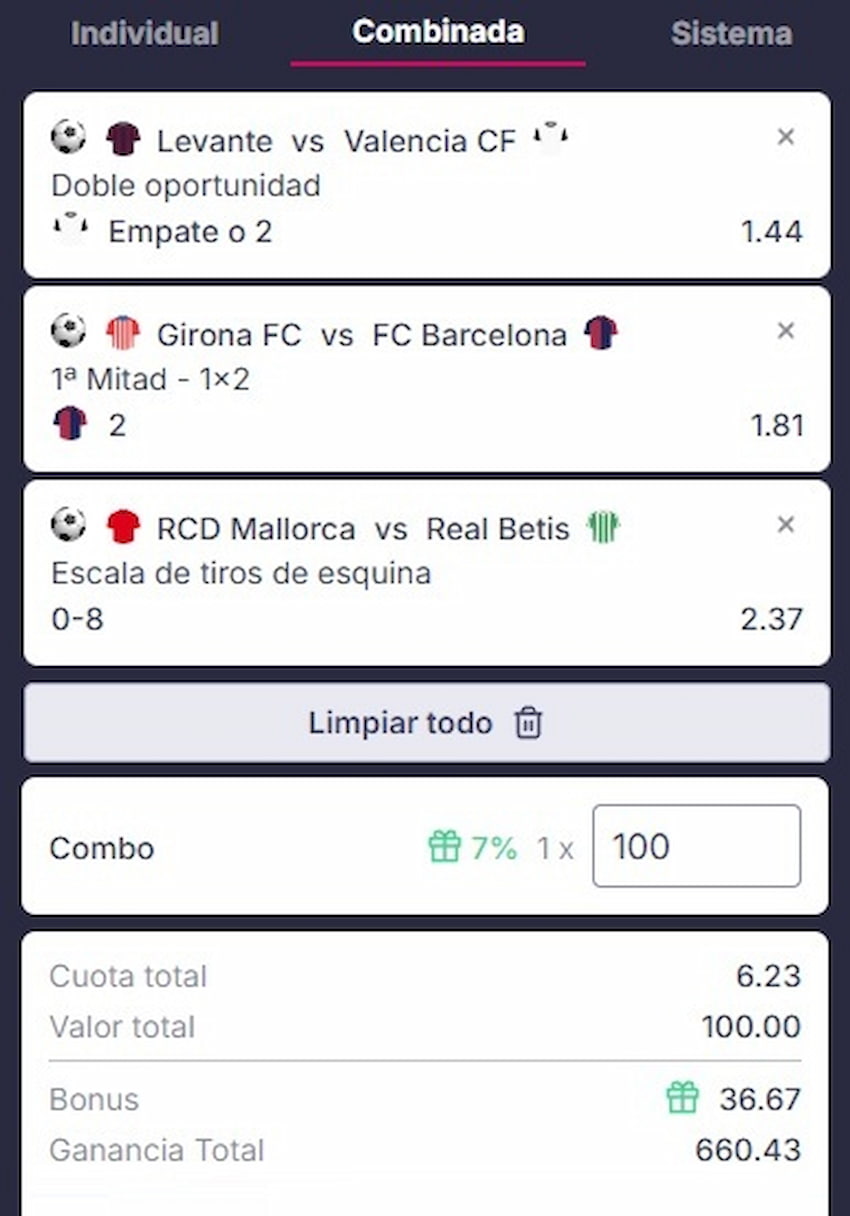 Combinada 3 - Jornada 24 LaLiga 25-26