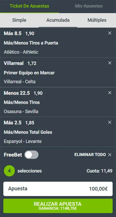 Combinada 3 - LaLiga EA Sports Jornada 32