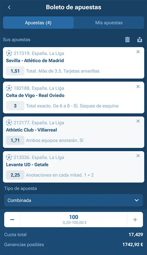 LaLiga Jornada 31 - Combinada 2