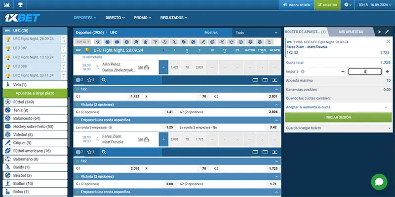 3 Casas de Apuestas para Apostar en la UFC: 1xBet