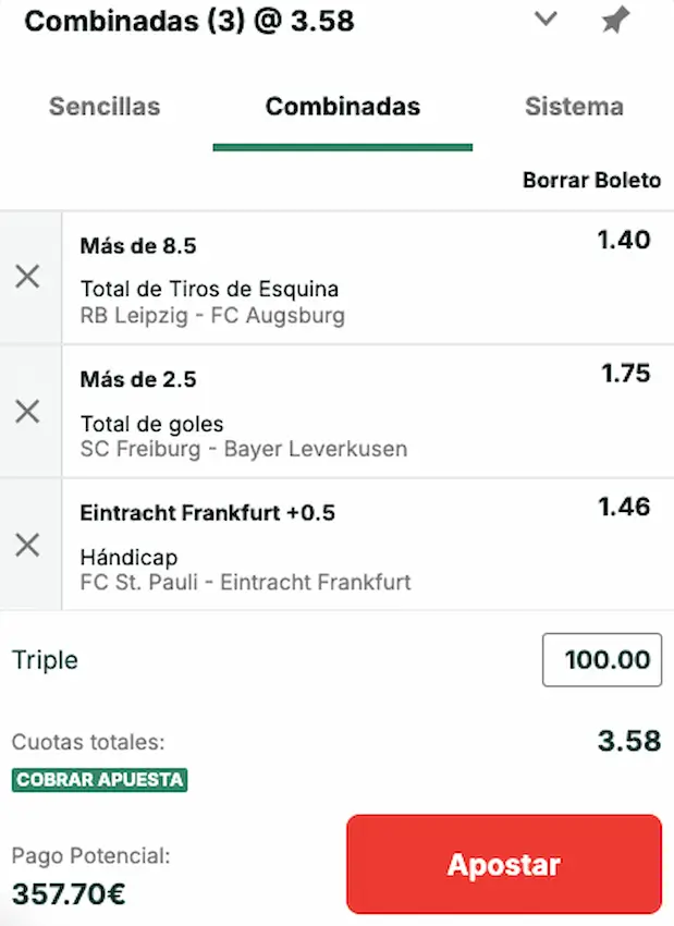 Combinada 1 Jornada 25 Bundesliga