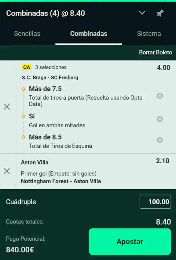 Combinada 1 - Semifinales Europa League