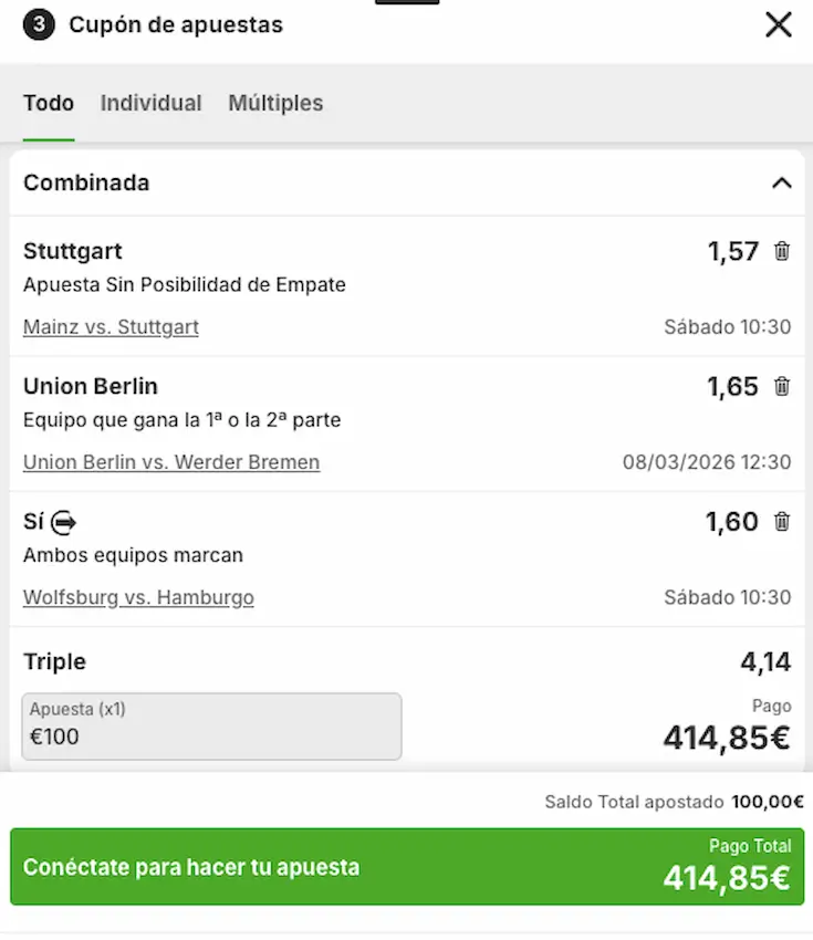 Combinada 2 Jornada 25 Bundesliga