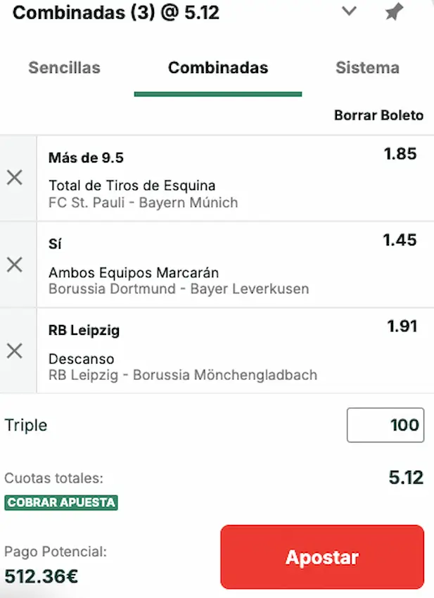 Combinada 2 Jornada 29 Bundesliga