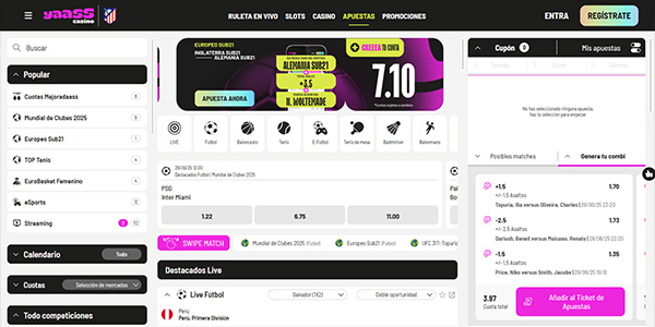 Nuevas Casas de Apuestas en España : YaassCasino