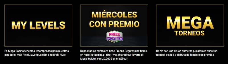 Promociones - Mega Casino España