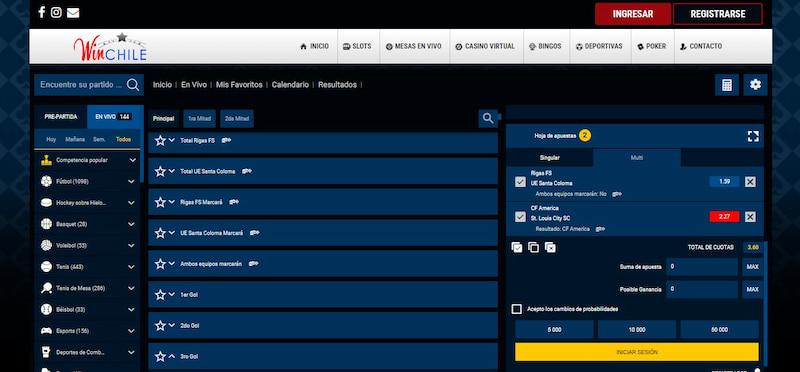 winchile - deportes y mercados