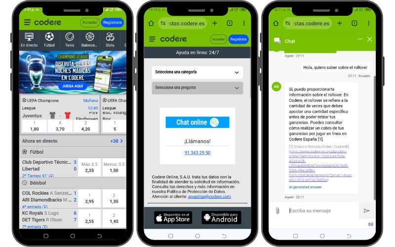 atencion al cliente en codere