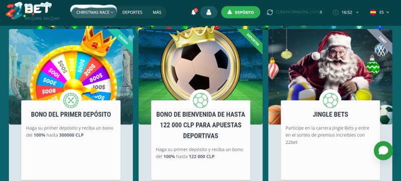 22Bet bonos para apuestas deportivas