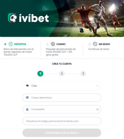 Formulario de Registro Ivibet Chile