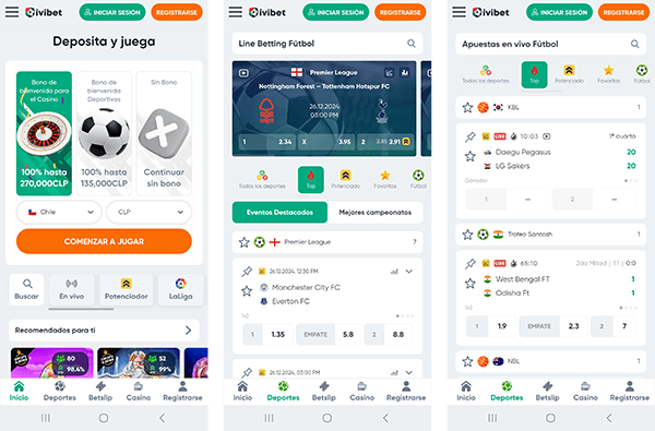 Ivibet App móvil