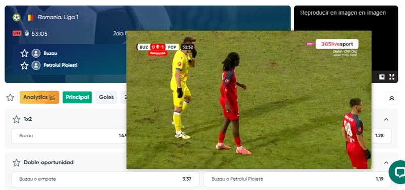 Juego en streaming de Ivibet Chile