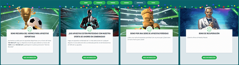 Promociones Disponibles en 22Bet Chile