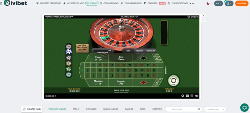 Ruleta modo demo gratuito Ivibet Chile