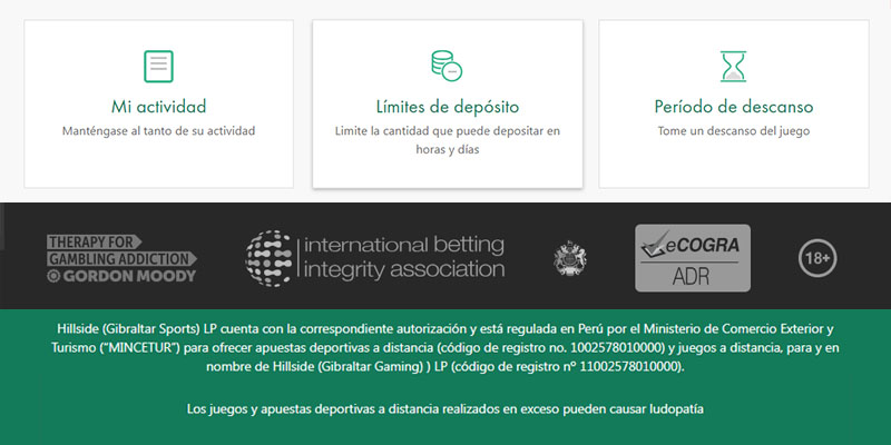 Seguridad en Bet365