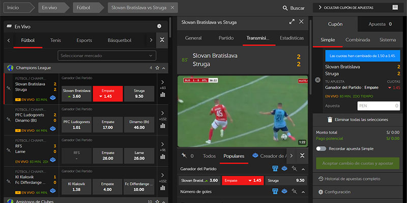 Betsafe en vivo