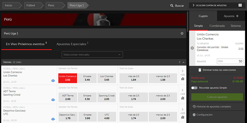 Cómo apostar en Betsafe