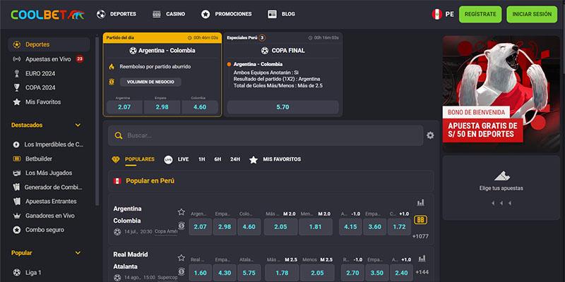 Coolbet Página Principal