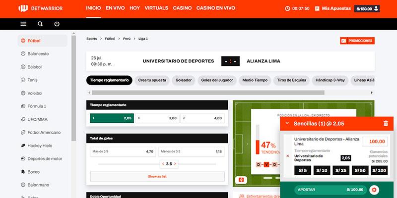 Cómo Hacer Apuestas en Betwarrior