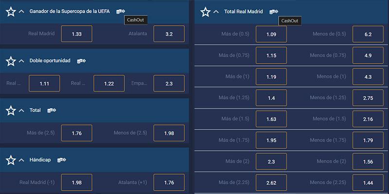 Livesport cashout