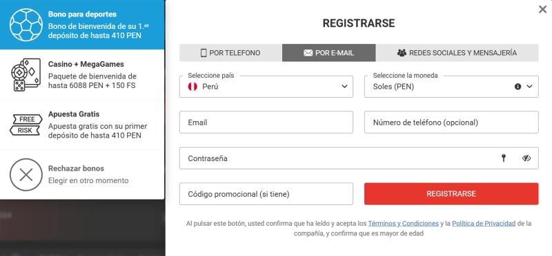 Megapari Registro