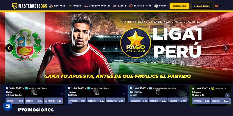 Página Principal de Masterbets365