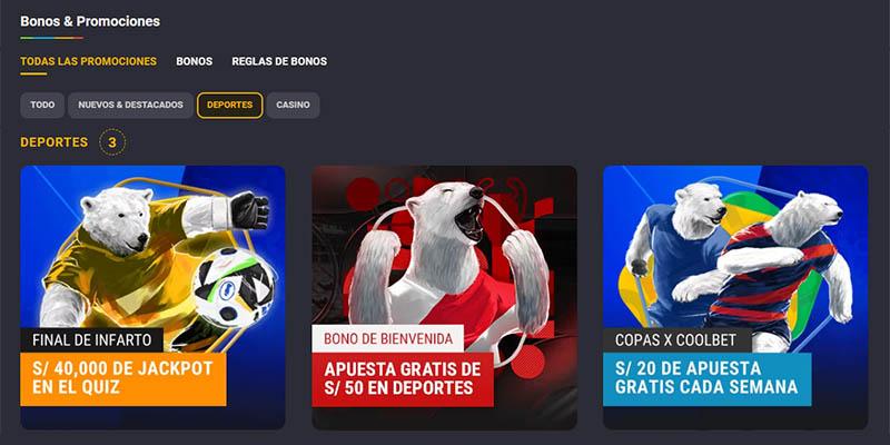 Promociones de Coolbet