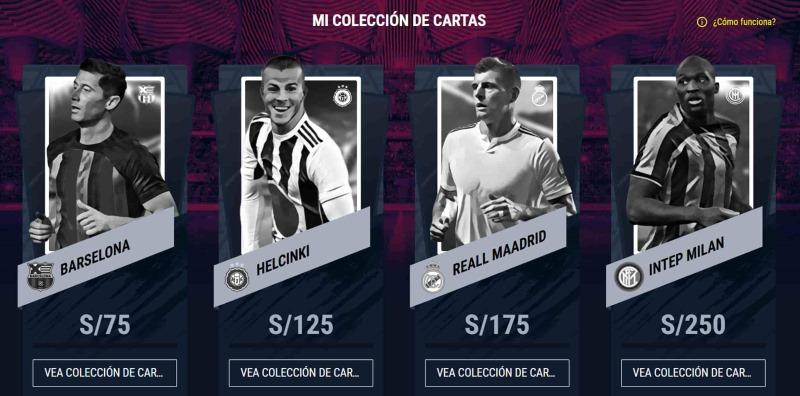 Rabona coleccion de cartas