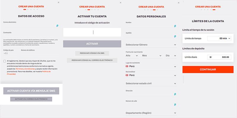 Registro en Betwarrior