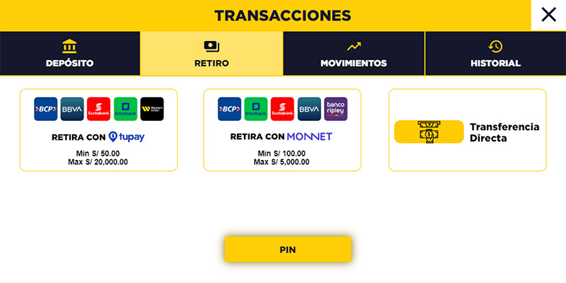 Retiros Masterbets365