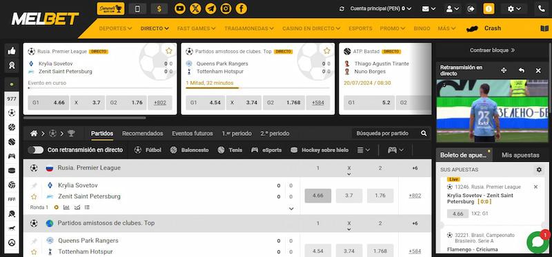 apuestas en vivo - melbet