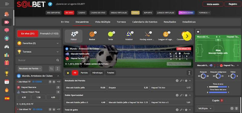 apuestas en vivo solbet