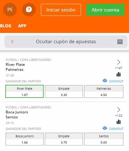 cashout betsson