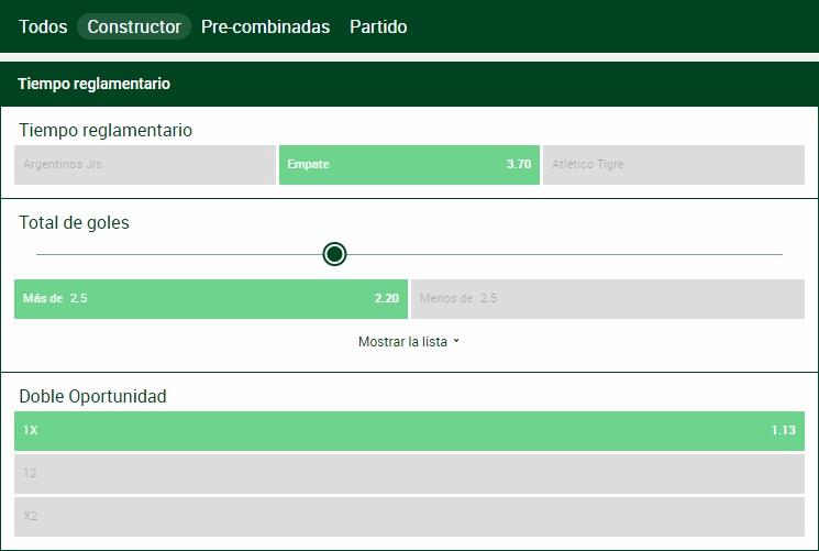 constructor de apuestas olimpobet