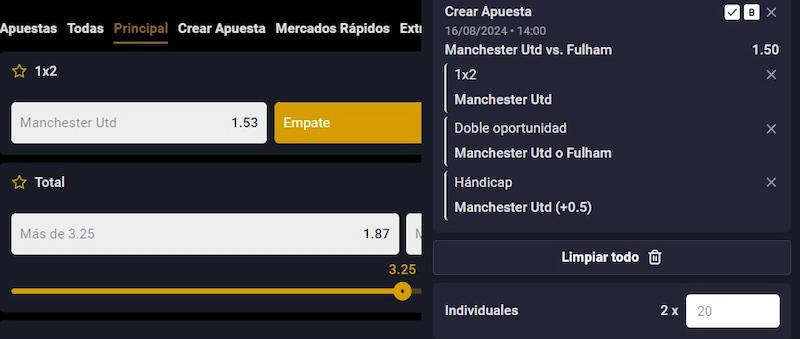 creador de apuestas doradobet