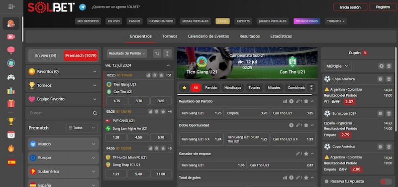 deportes y mercados solbet