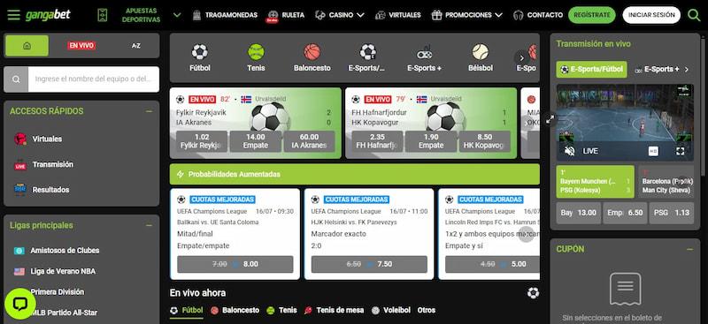 Sitio web de Gangabet