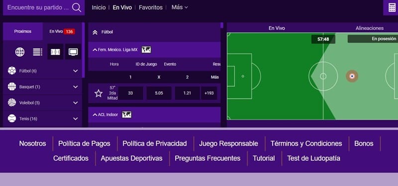 Apuestas deportivas online en LatamWin
