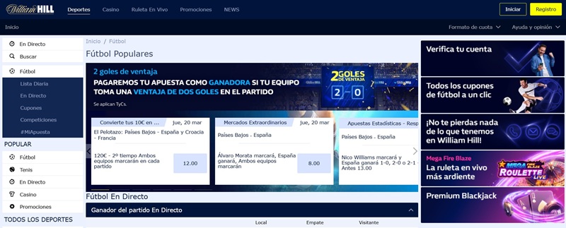 Nuestra opinion de william hill ecuador